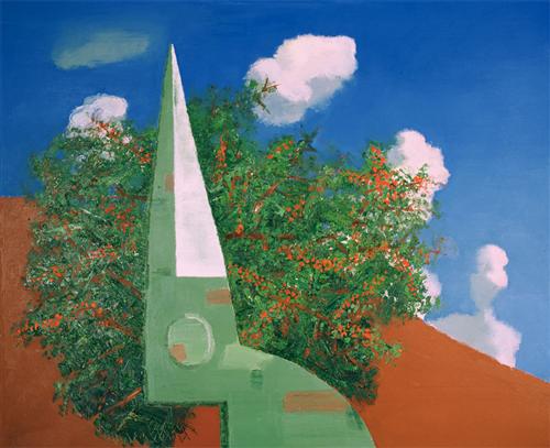 毛旭辉-剪刀·圭山之梦·火把果 布面油画130cm×160cm 2006.jpg