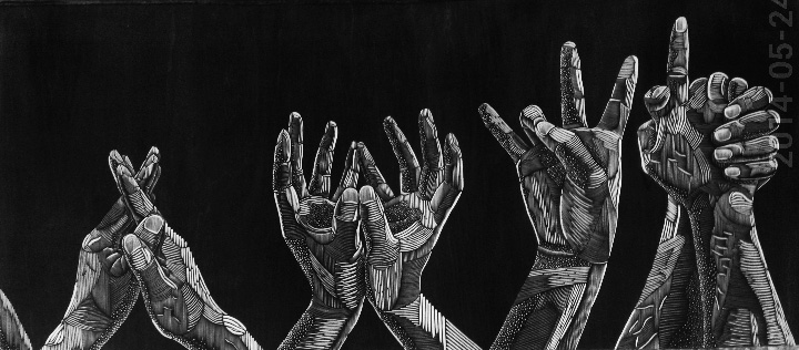 云南艺术学院2010级传统版画专业毕业展开幕