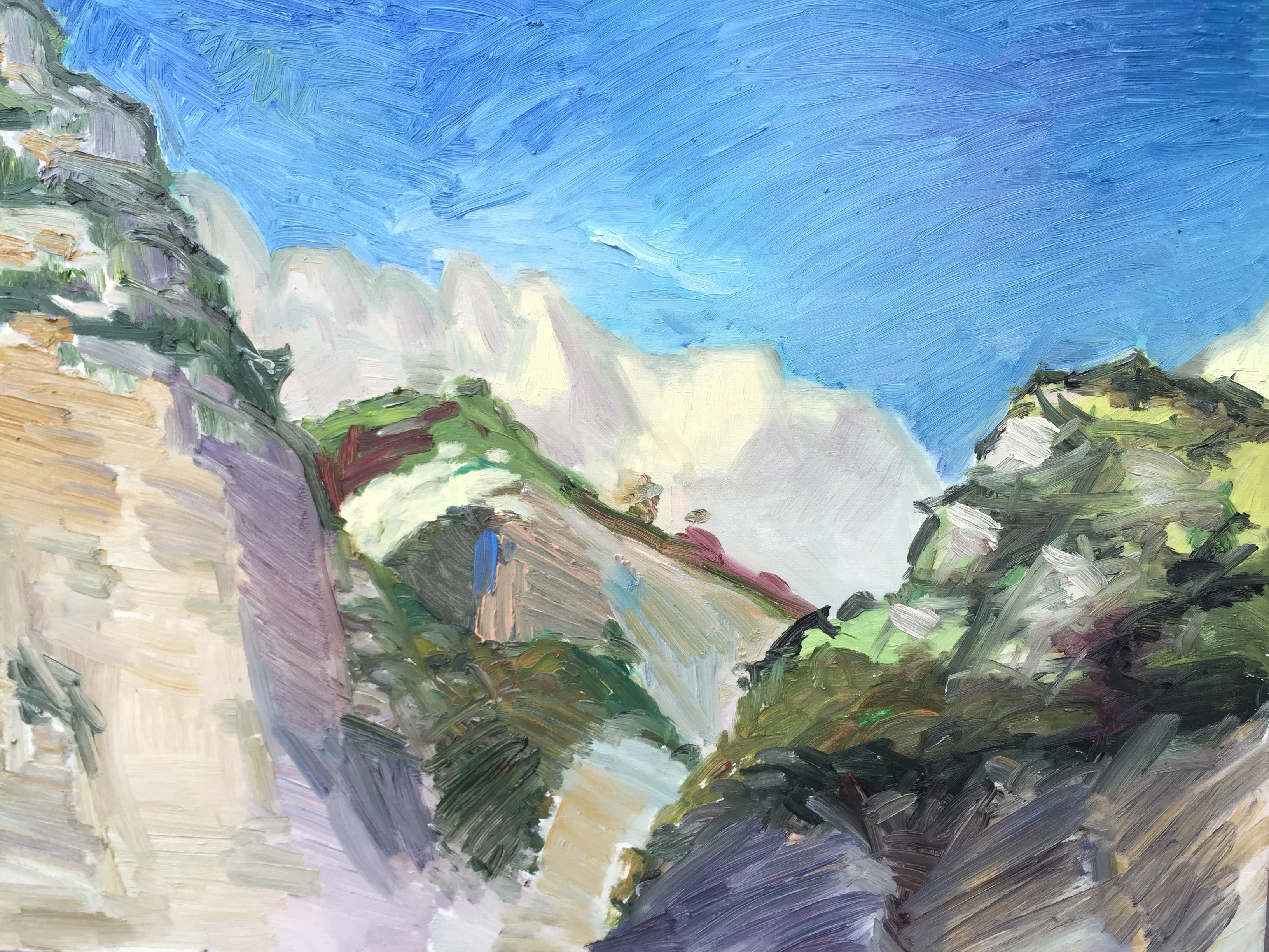 滕锐妍 《石板岩》 布面油画 60x80 2015.jpg