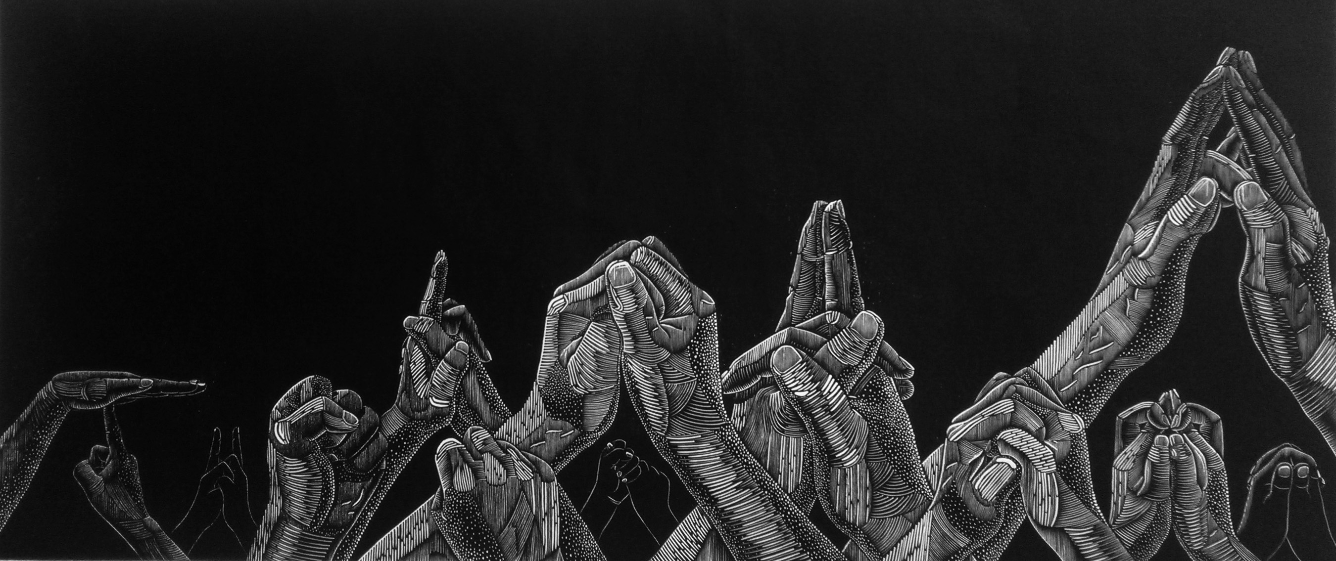 云南艺术学院2010级传统版画专业毕业展开幕